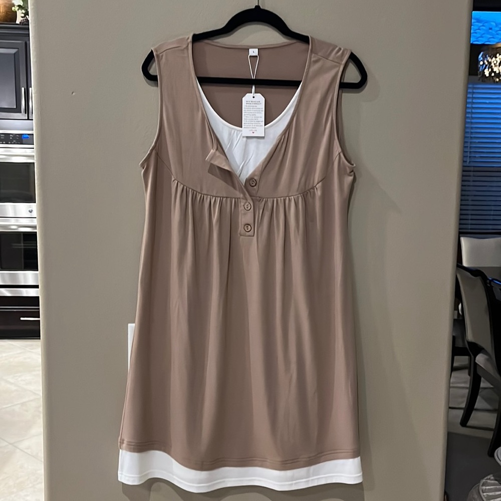 Beige dress